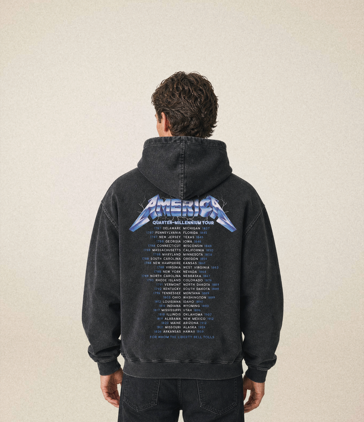 Quarter-Millennium Tour Hoodie | Charcoal