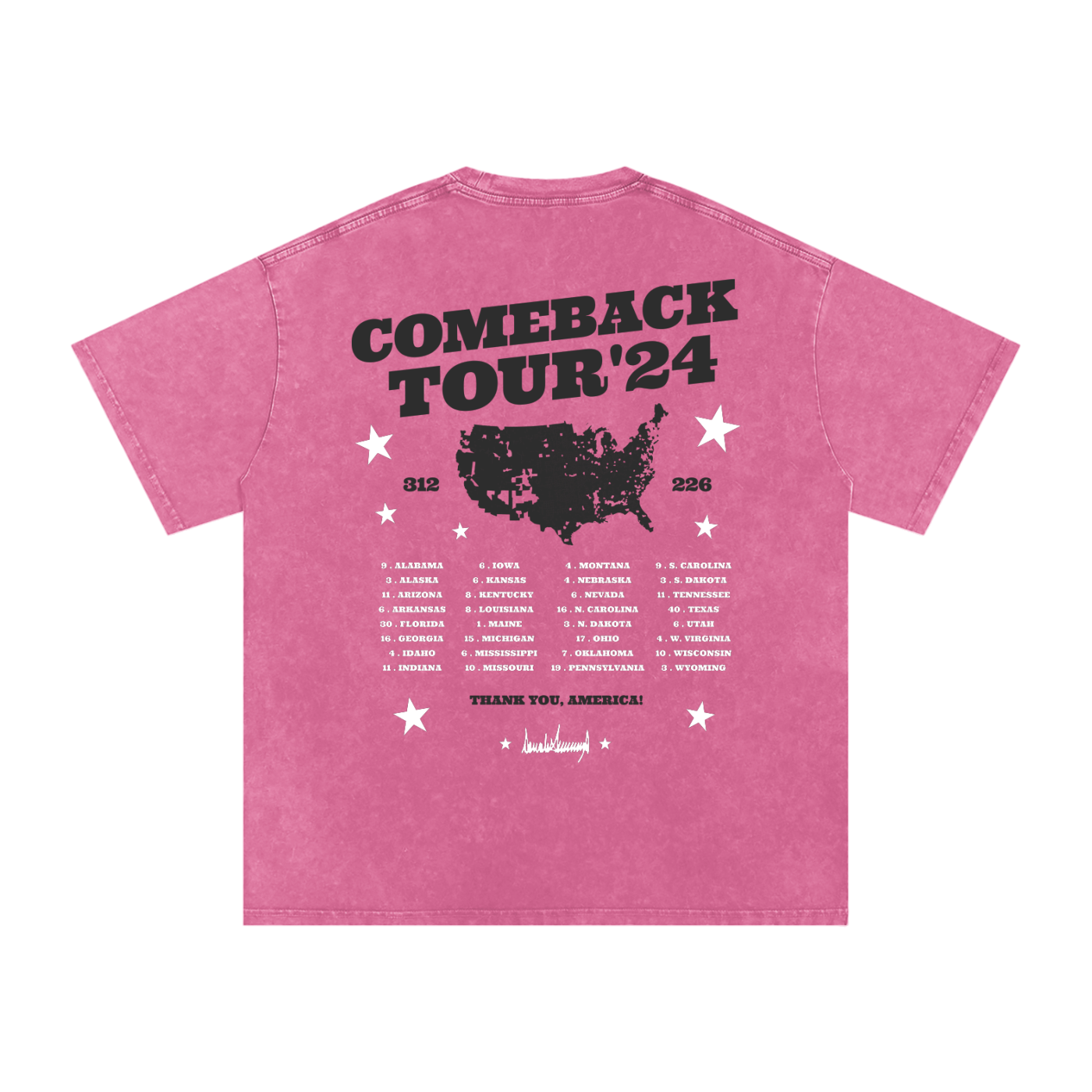 Comeback Tour Tee | PINK