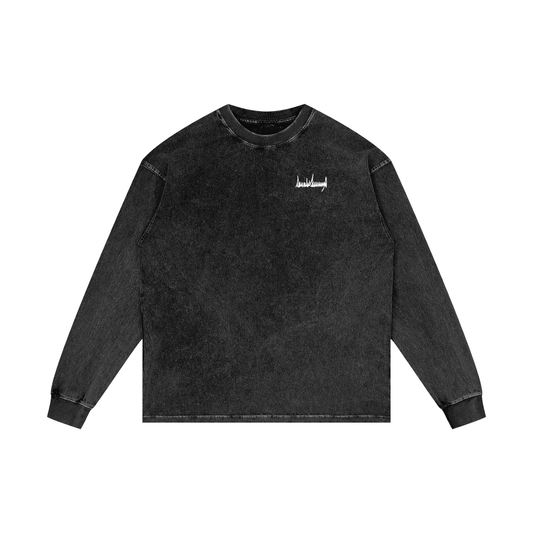 Second Roll Long Sleeve Tee | Charcoal