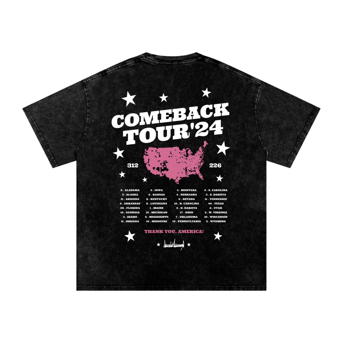 Comeback Tour Tee | Charcoal