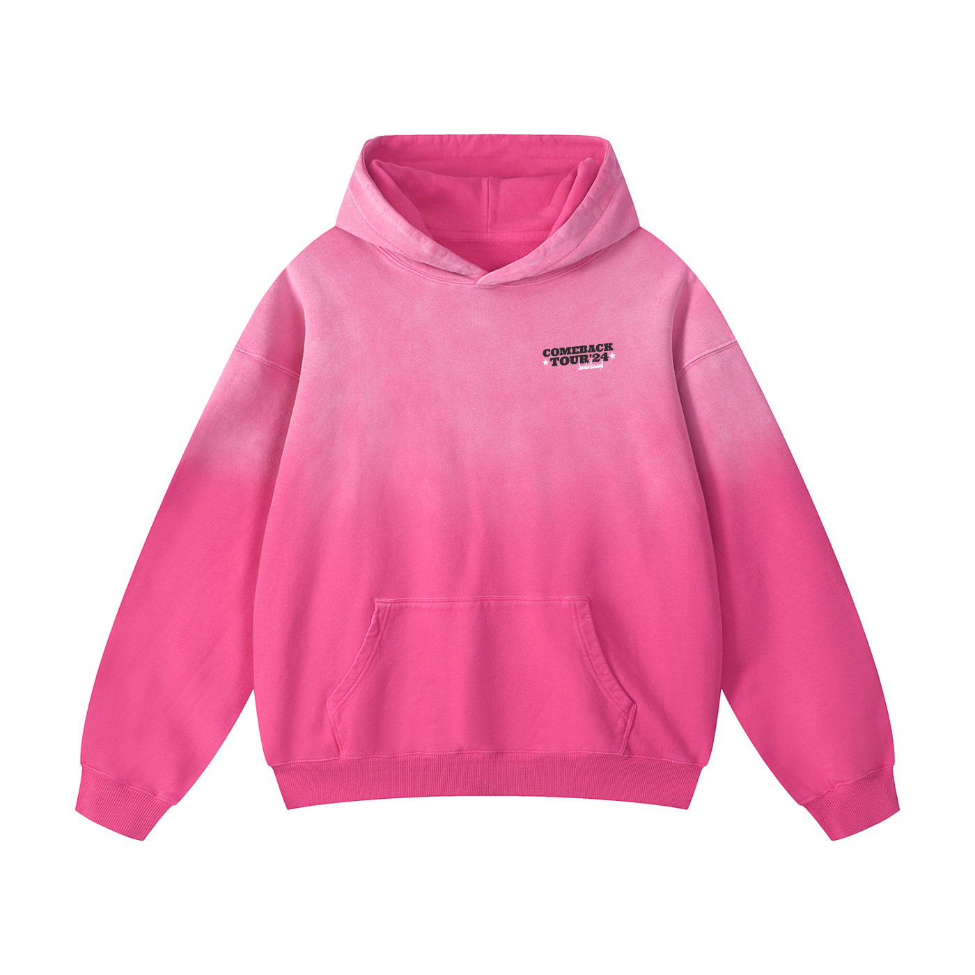 Comeback Tour Hoodie | Sunfade Pink