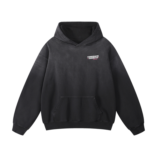 Comeback Tour Hoodie | SUNFADE BLACK
