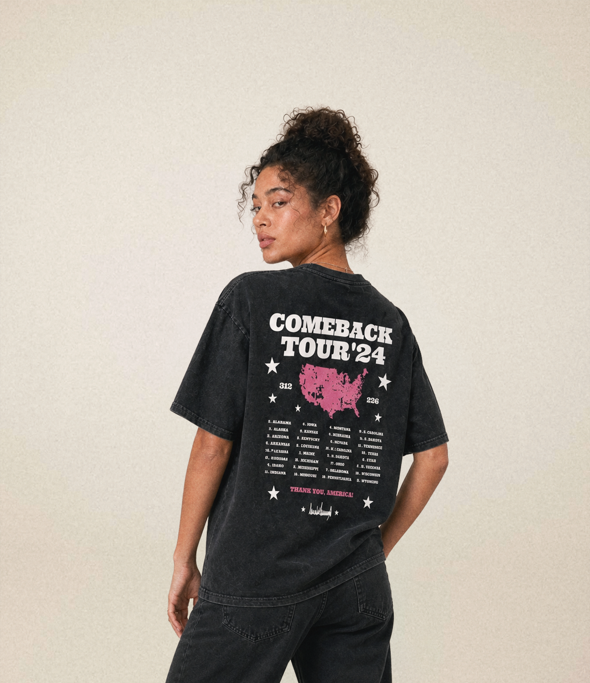 Comeback Tour Tee | Charcoal
