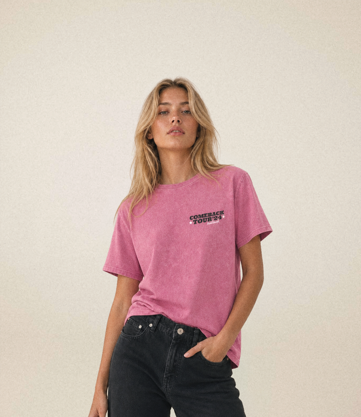 Comeback Tour Tee | Pink