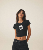 Daddy's Home Crop Top | Charcoal
