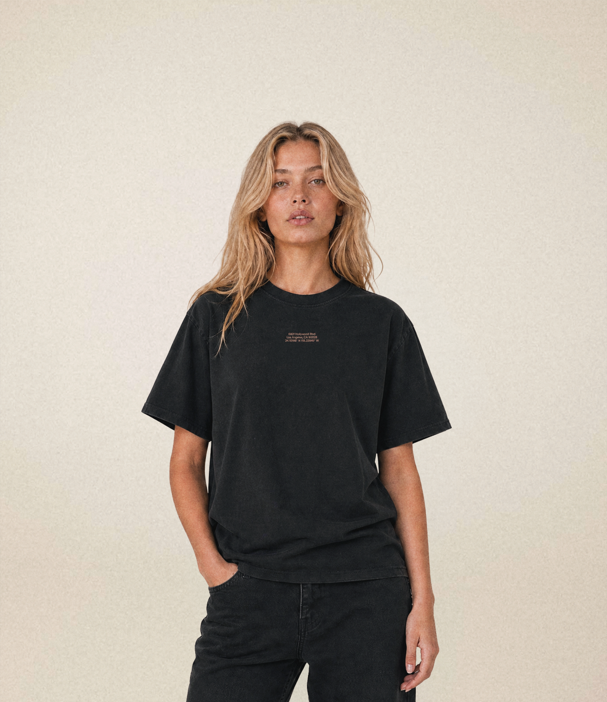 Hollywood Tee | Black