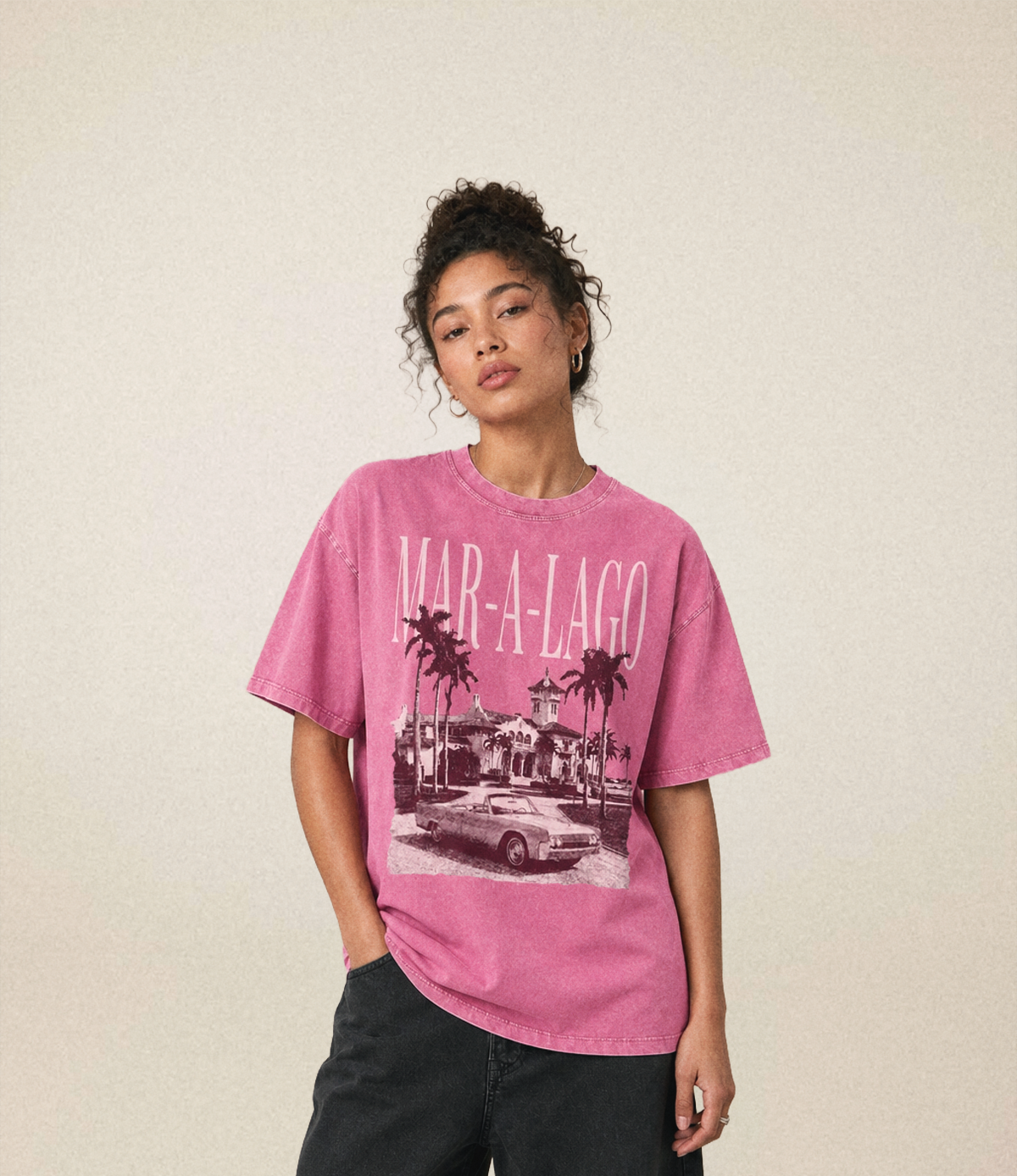 Mar-A-Lago Tee | Pink