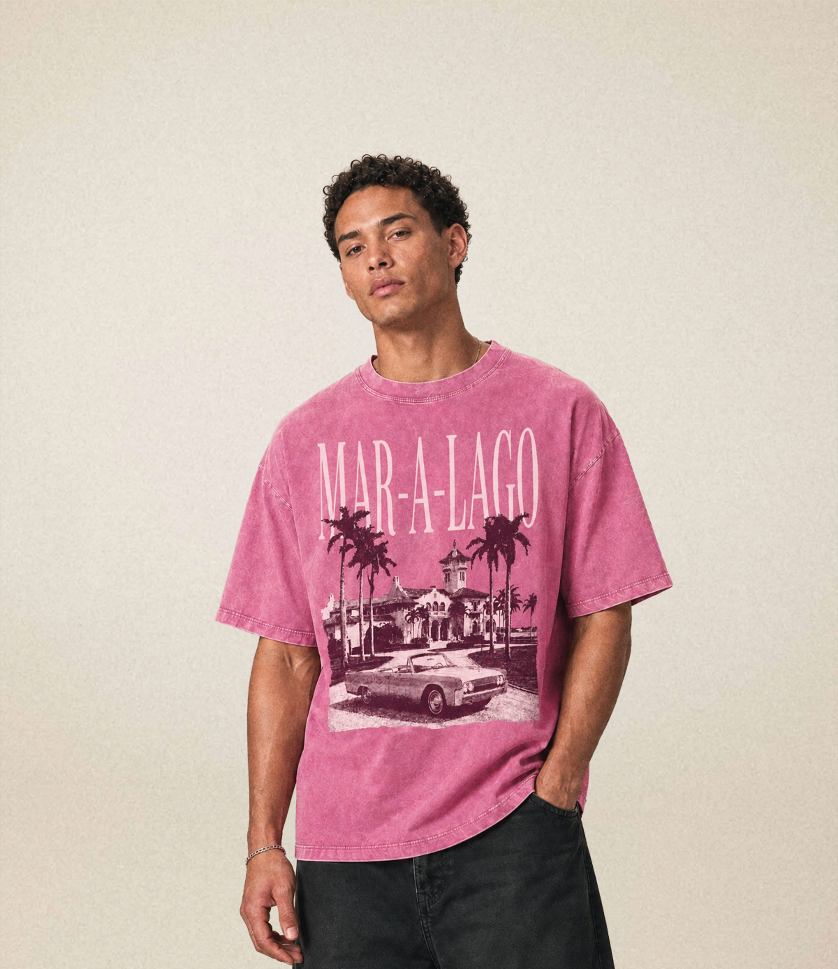 Mar-A-Lago Tee | Pink