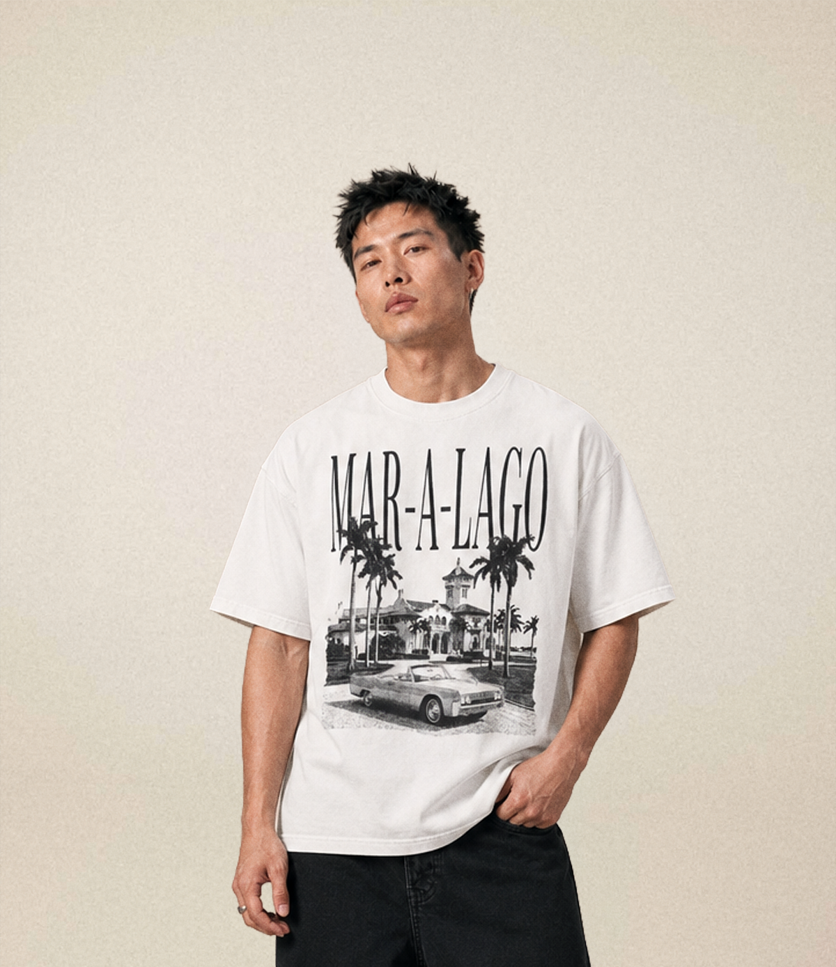 Mar-A-Lago Tee | White