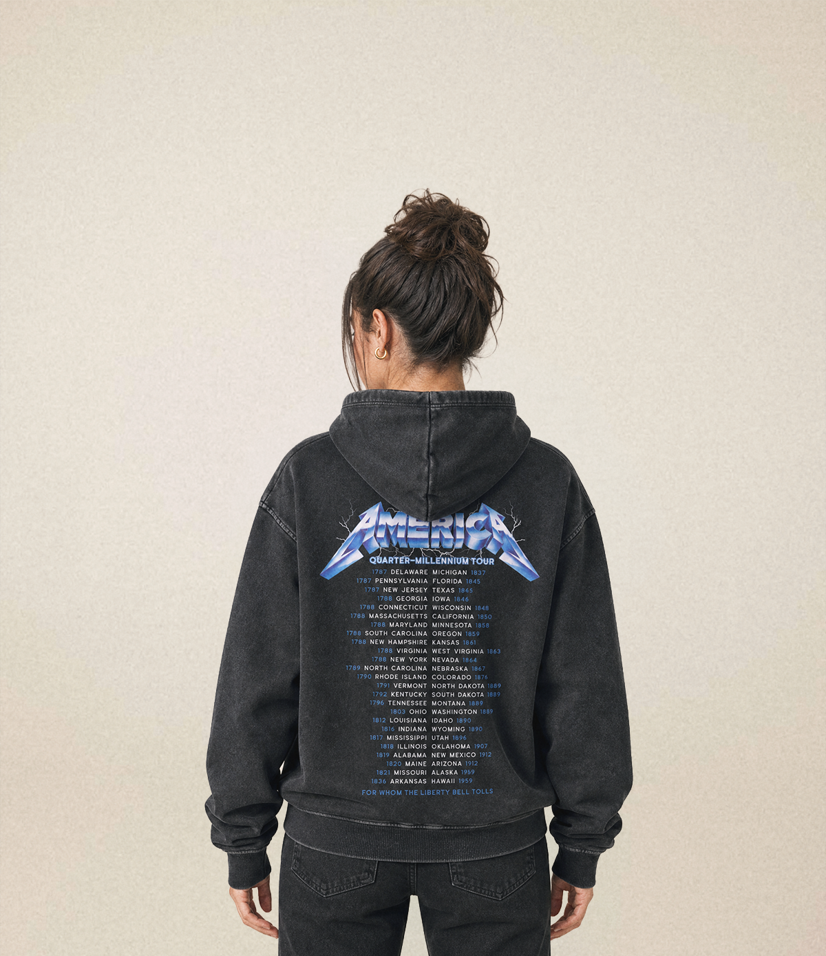 Quarter-Millennium Tour Hoodie | Charcoal