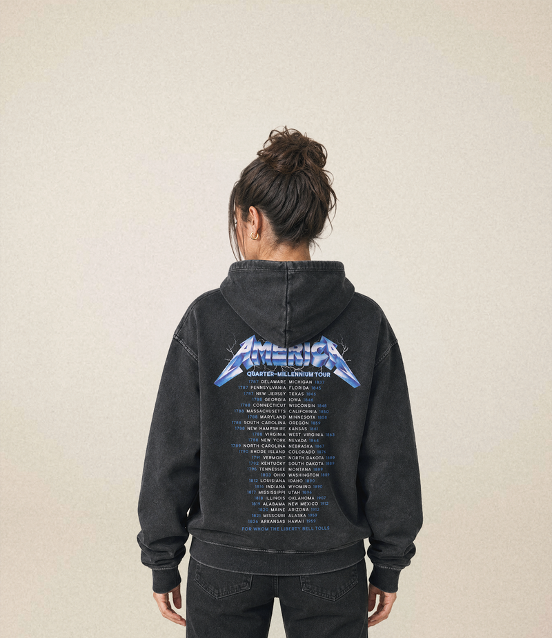Quarter-Millennium Tour Hoodie | Charcoal