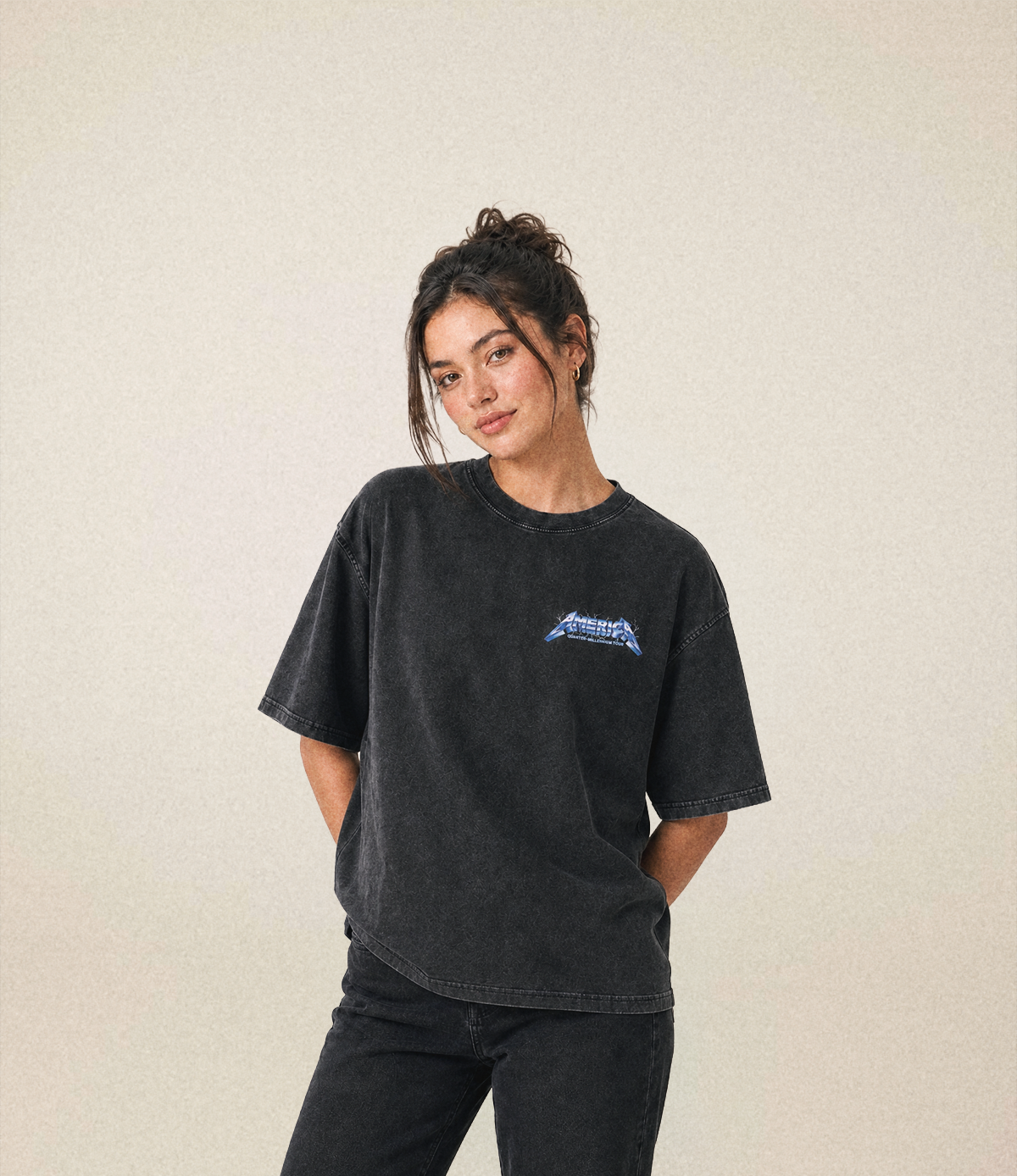 Quarter-Millennium Tour Tee | Charcoal