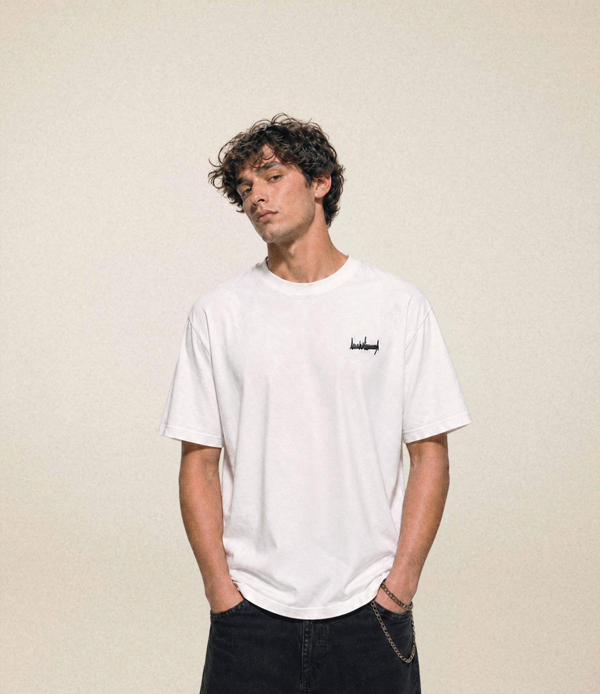 Second Roll Tee | White