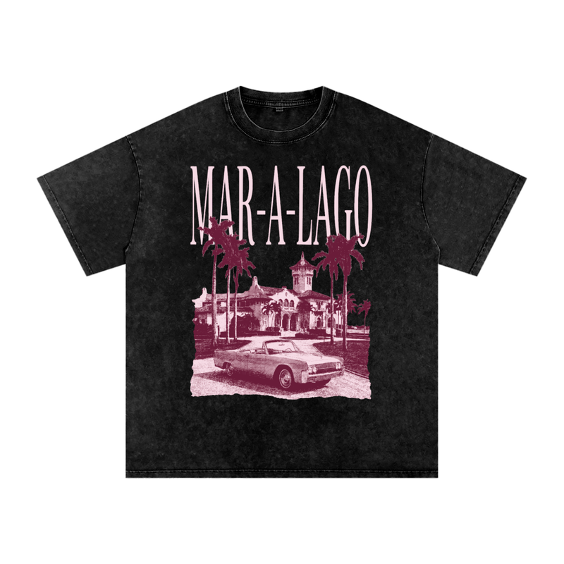Mar-A-Lago Tee | CHARCOAL