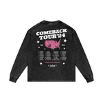 Comeback Tour Long Sleeve Tee | Charcoal