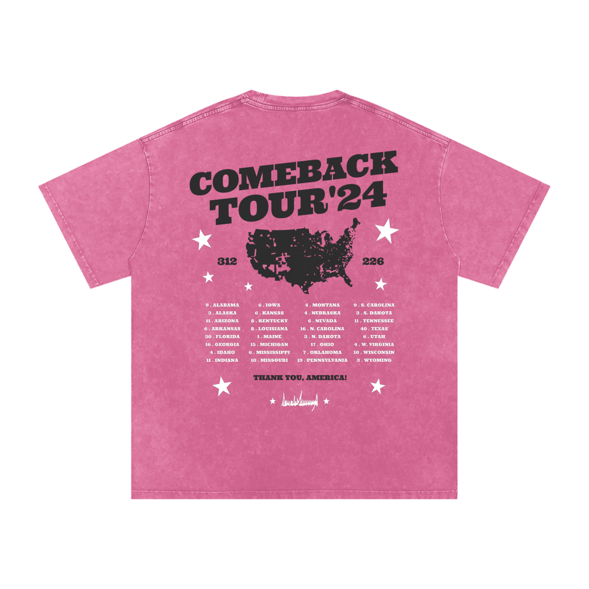 Comeback Tour Tee | PINK