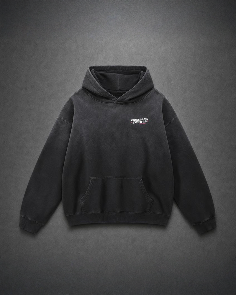 Comeback Tour Hoodie | SUNFADE BLACK