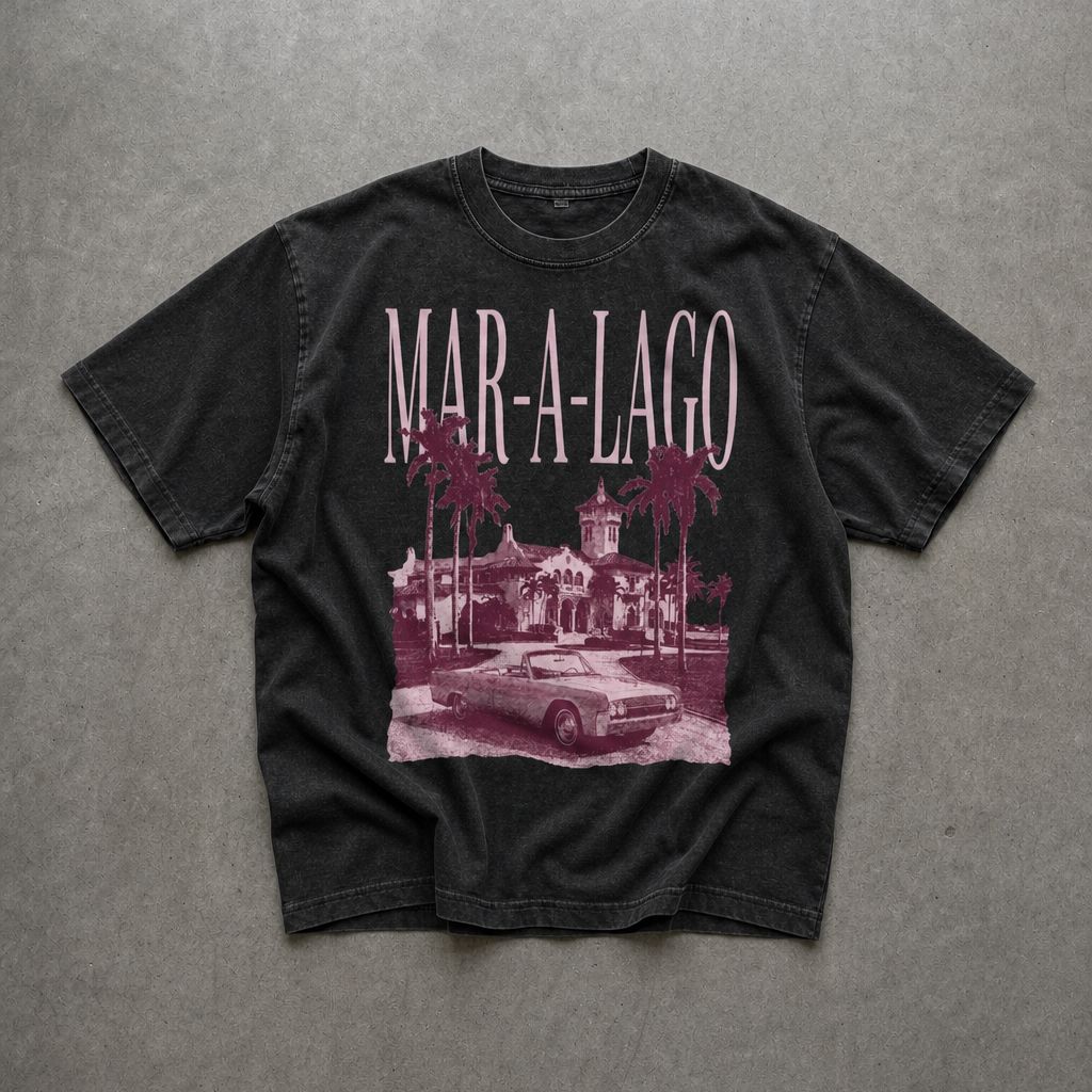 Mar-A-Lago Tee | Charcoal