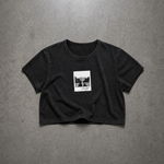 Daddy's Home Crop Top | Charcoal