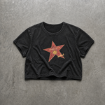 Hollywood Crop Top | Charcoal