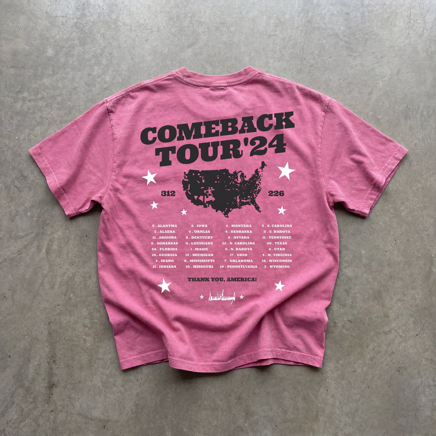 Comeback Tour Tee | Pink